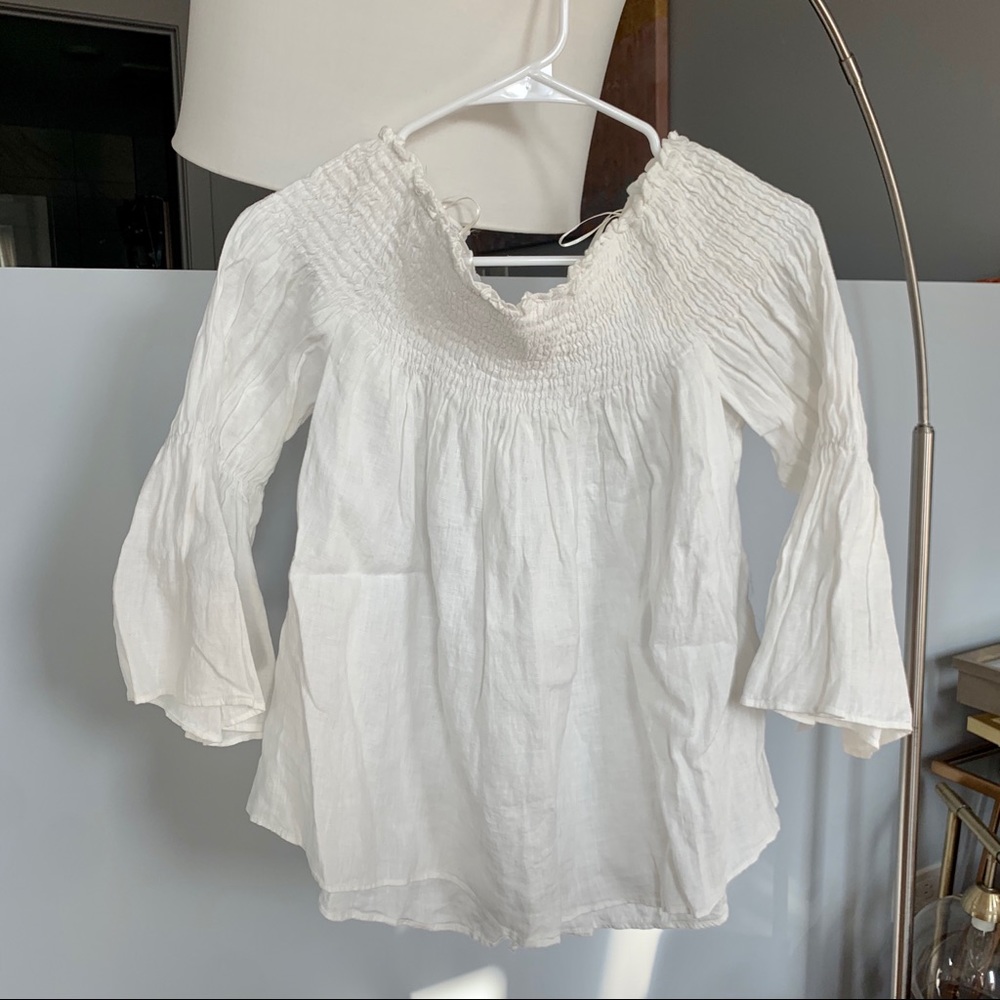 NWT Linen Zara Top